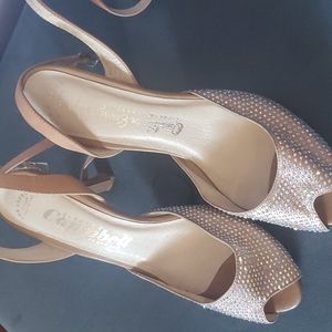 rhine stone glamour heels